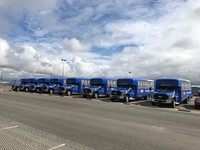 The new fleet replaces the 2003 Ford Aerotech &ldquo;Cutaway&rdquo;-style minibuses with El Dorado Class-E buses from Creative Bus Sales.