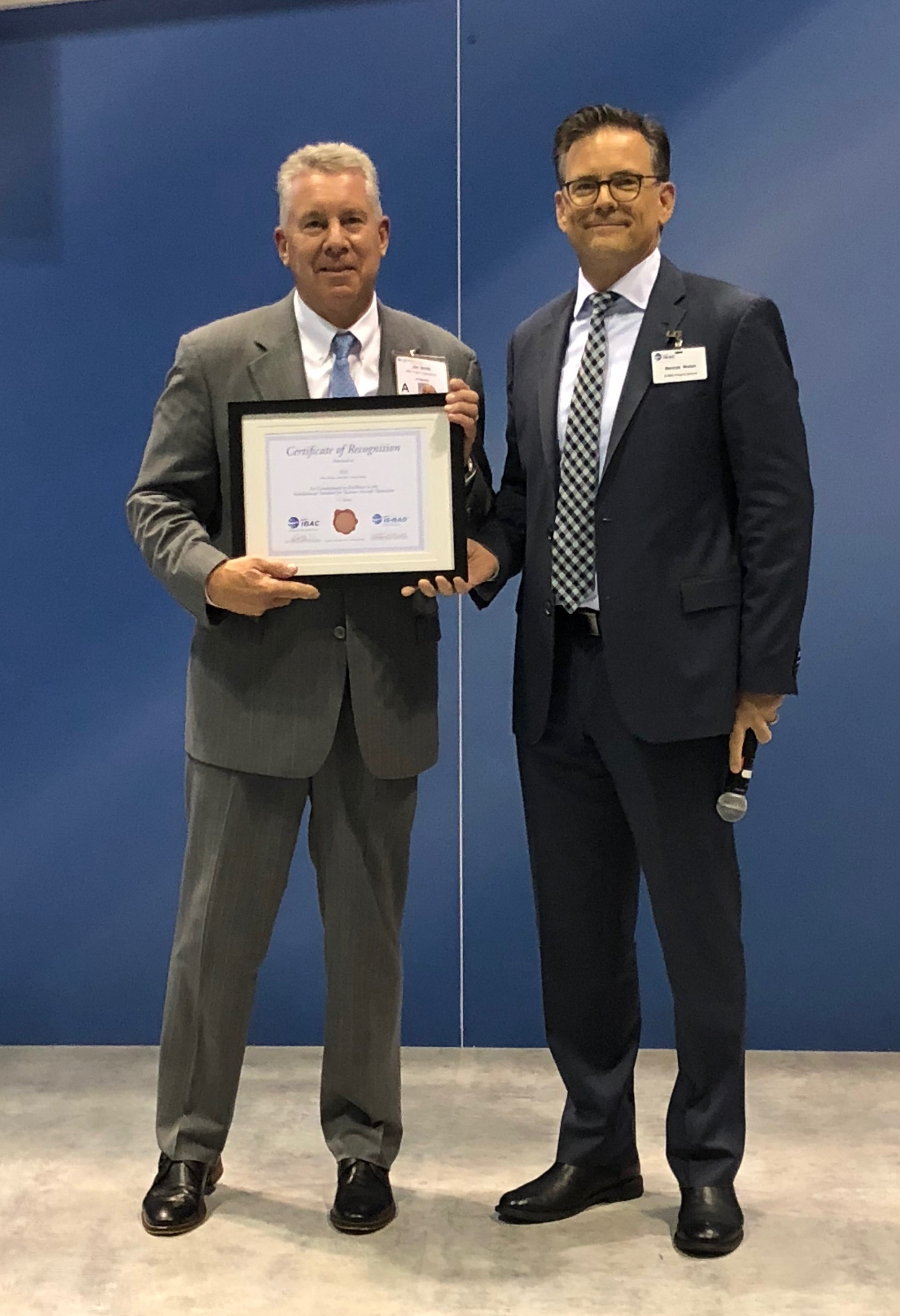 James Smith III IBM and Bennet Walsh ISBAO Program Director 5bf337117ca03