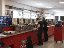 Satair's new battery shop near London Heathrow Airport. Satair's new battery shop near London Heathrow Airport.