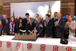 Back row pictured from left to right: Phoenix City Manager Ed Zuercher, Director of Aviation Services James E. Bennett, Managing Director for American Airlines in Phoenix John Daley, and crew members from American Airlines. Front row pictured from left to right: Assistant Aviation Director Deborah Ostreicher, Phoenix City Councilwoman Felicita Mendoza, Phoenix Mayor Kate Gallego, Phoenix Mayor Thelda Williams, President and Chief Executive Officer of the Arizona Chamber of Commerce Glenn Hamer, CEO of the Greater Phoenix Chamber of Commerce Todd Sanders, and President and CEO of the Arizona Lodging and Tourism Association Kim Sabow. Back row pictured from left to right: Phoenix City Manager Ed Zuercher, Director of Aviation Services James E. Bennett, Managing Director for American Airlines in Phoenix John Daley, and crew members from American Airlines. Front row pictured from left to right: Assistant Aviation Director Deborah Ostreicher, Phoenix City Councilwoman Felicita Mendoza, Phoenix Mayor Kate Gallego, Phoenix Mayor Thelda Williams, President and Chief Executive Officer of the Arizona Chamber of Commerce Glenn Hamer, CEO of the Greater Phoenix Chamber of Commerce Todd Sanders, and President and CEO of the Arizona Lodging and Tourism Association Kim Sabow.
