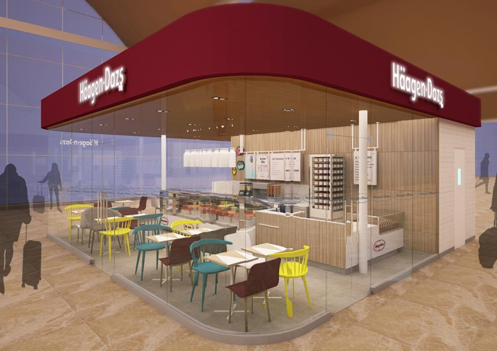 H&auml;agen Dazs Rendering Alicante April 2019