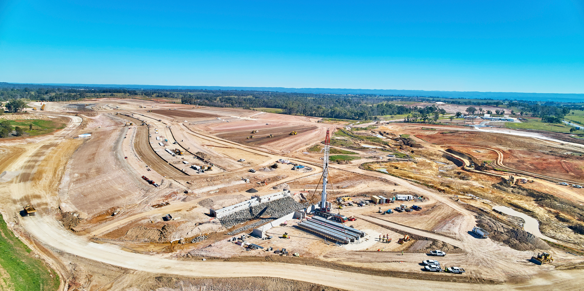 190621 Western Sydney International Construction Site