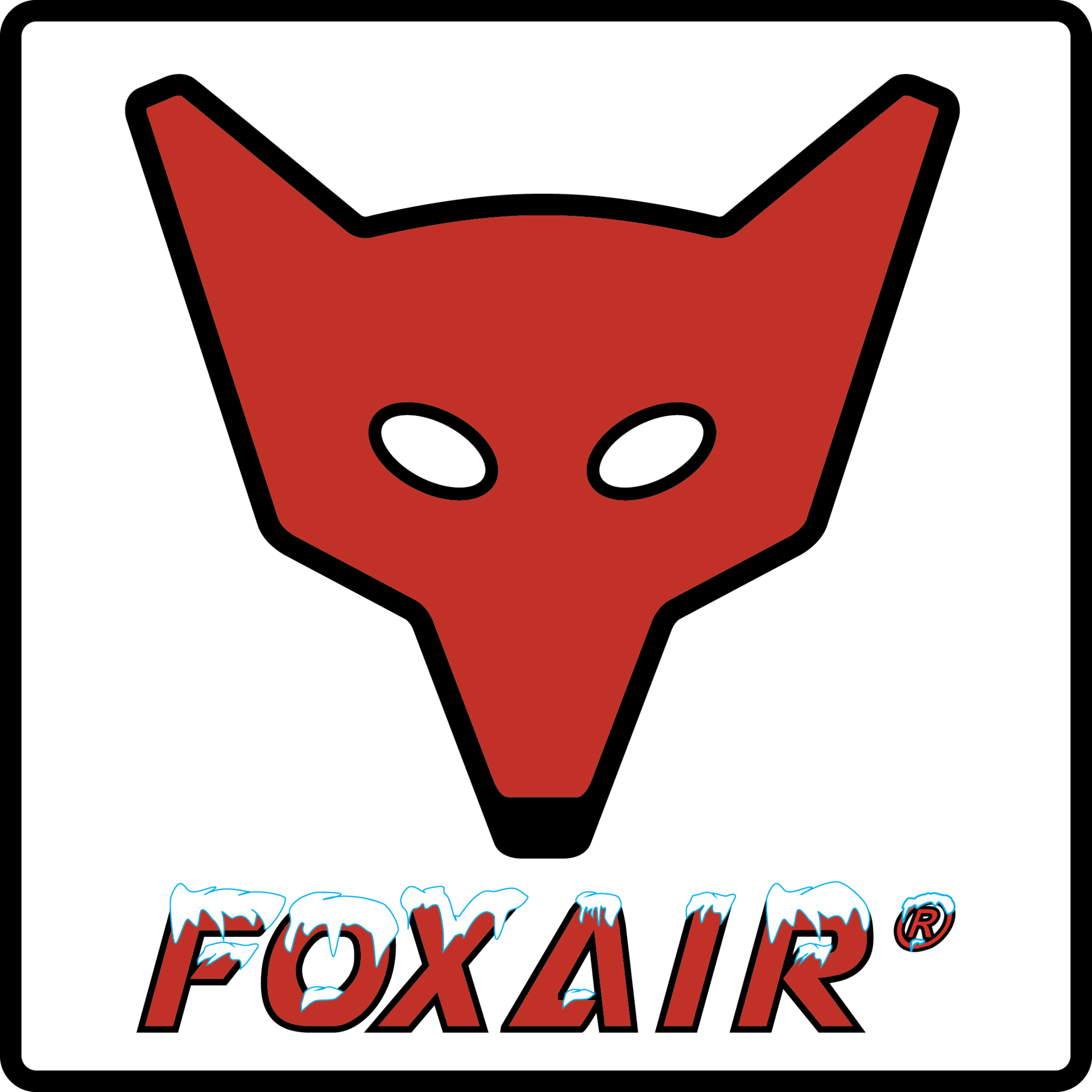 Fox Air Logo Snow Registered