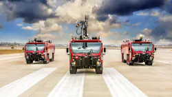 Oshkosh Airport Products will showcase the new Oshkosh Striker 8x8 ARFF vehicle and Striker Simulator at China Fire 2019 to be held at the China International Exhibition Centre in Beijing on October 16-19. Oshkosh Airport Products will showcase the new Oshkosh Striker 8x8 ARFF vehicle and Striker Simulator at China Fire 2019 to be held at the China International Exhibition Centre in Beijing on October 16-19.