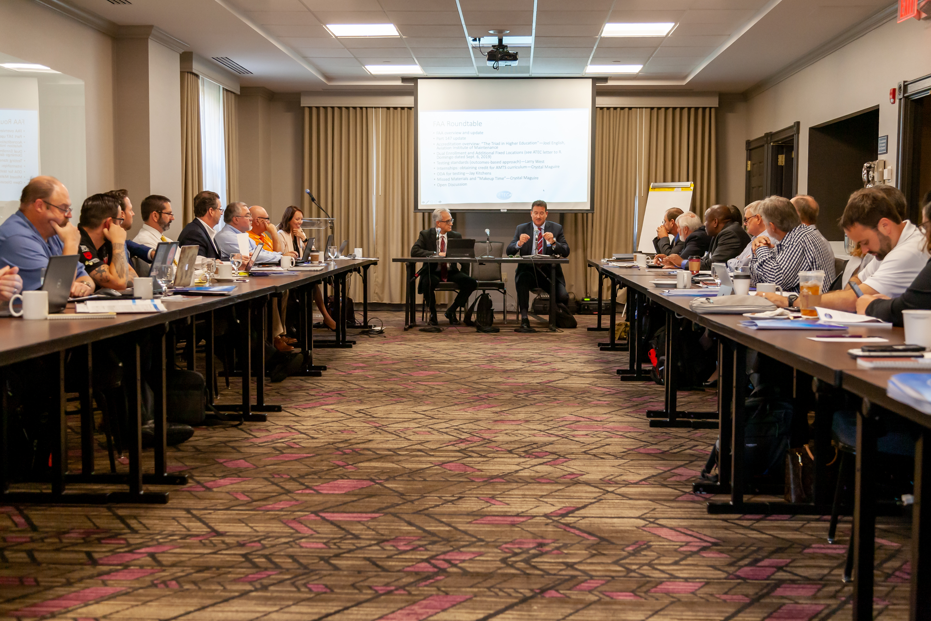 Leaders in aviation education and recruitment speak with FAA officials at the ATEC Fly-in about the part 147 rulemaking effort, and plans for industry to propose a new approach through congressional action.