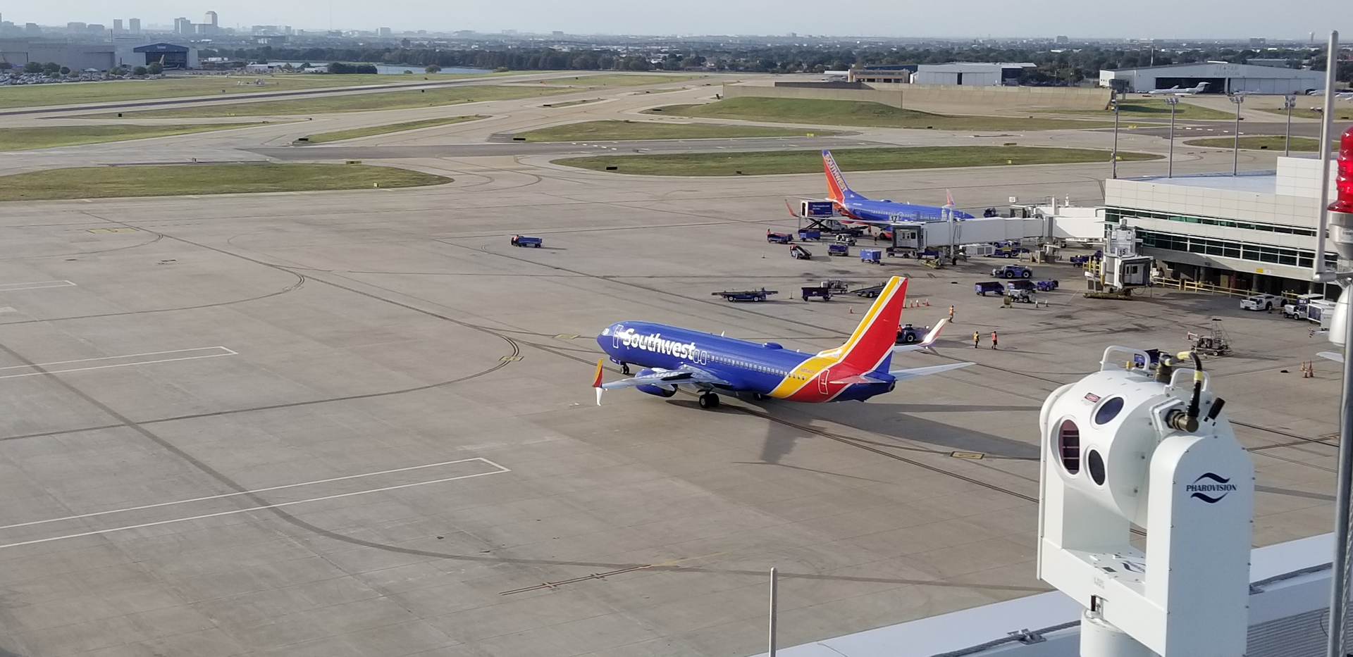 Dallas Love Field implemented the Pharovision device to monitor wildlife activity on the airfield.