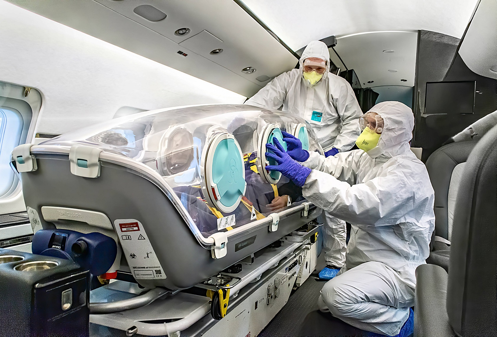 FAI rent-a-jet AG is supporting critical air ambulance missions with its executive charter fleet of Bombardier Challenger 604 business jets. It is carrying portable self-contained isolation units, Epi-Shuttle, safely transporting infected patients without any risk for the flight or medical crew. All medevac missions are accompanied by a trained dedicated medical team, for pre-flight temperature screening, and the availability of medical/nursing care in flight as required.