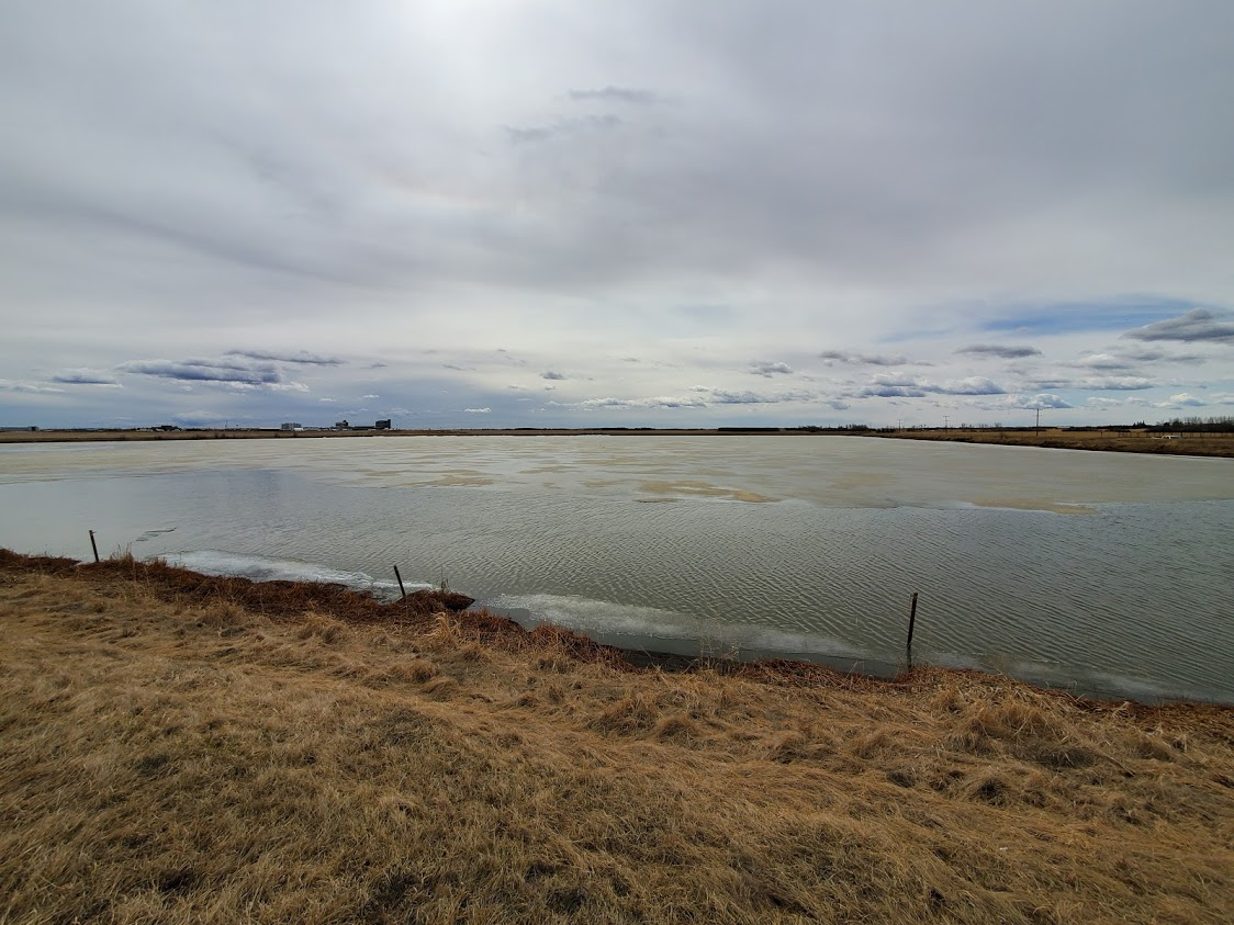 A Swirltex filter was utilized to clean up deicing runoff in the retention ponds at Edmonton International Airport.