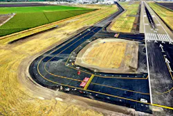 Stockton Metropolitan Airport upgraded its airfield to accomodate growing cargo traffic. Stockton Metropolitan Airport upgraded its airfield to accomodate growing cargo traffic.