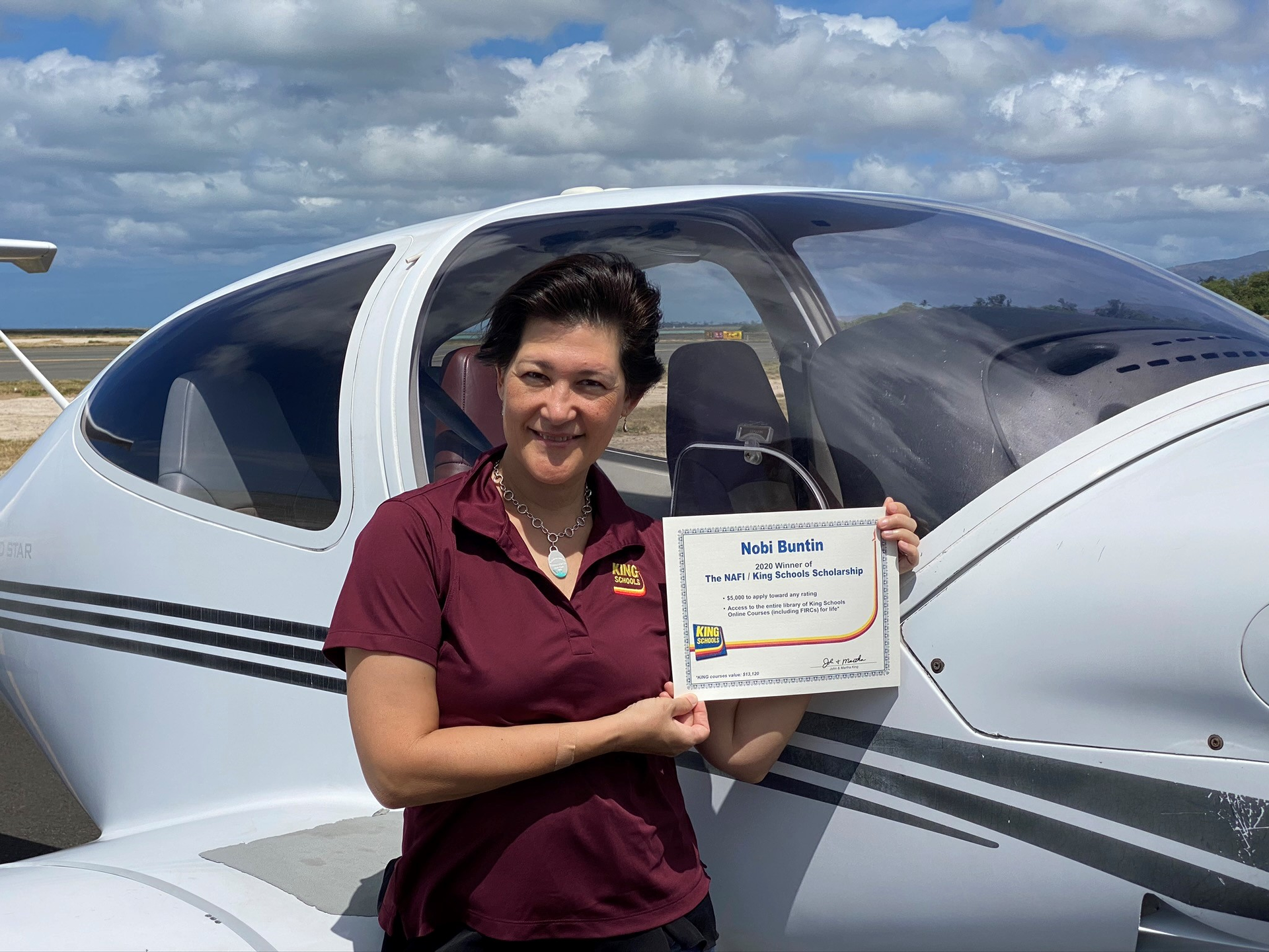 Nobi Buntin NAFI Scholarship winner.