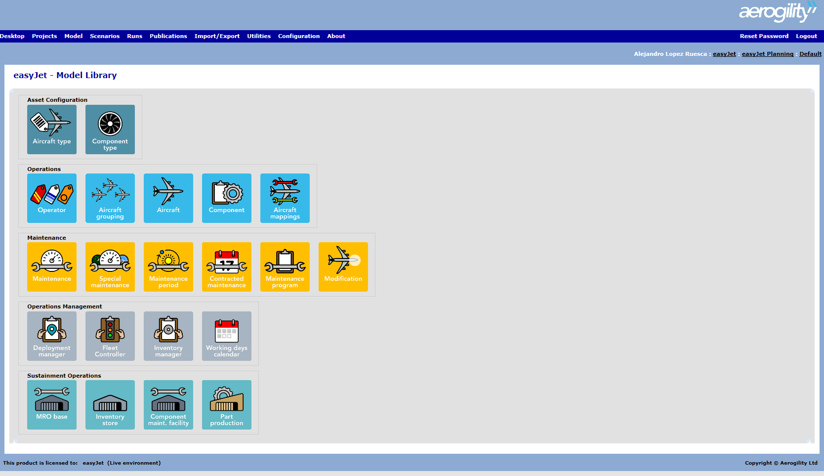 Aerogility Easy Jet Update