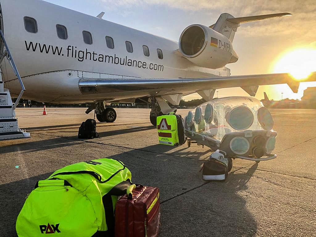 Fai Air Ambulance And Its Epi Shuttle Isolation Pod Patient Transfer System