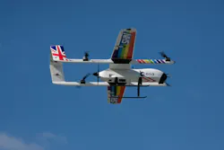 Rainbow One in the air. Rainbow One in the air.