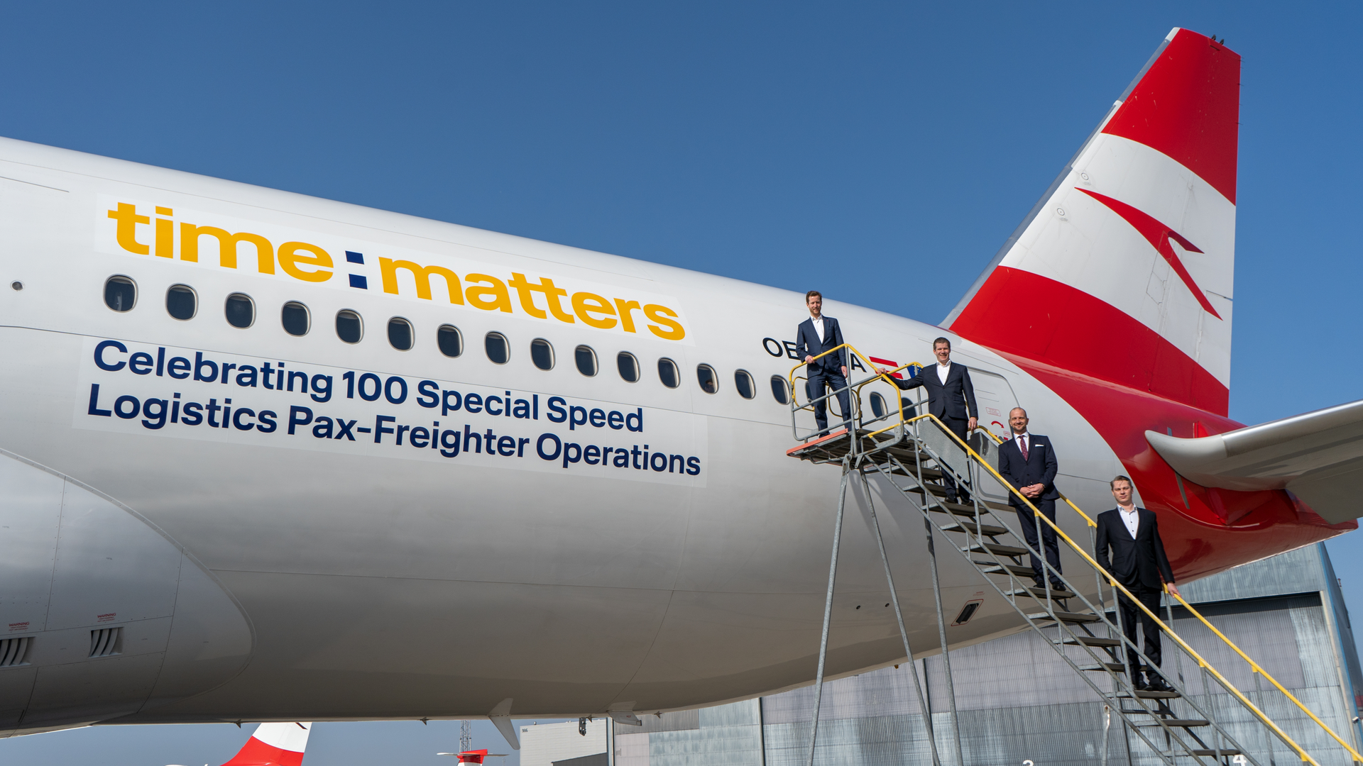 210226 Timematters Austrian Airlines 100 Frachtflug Dsc02532