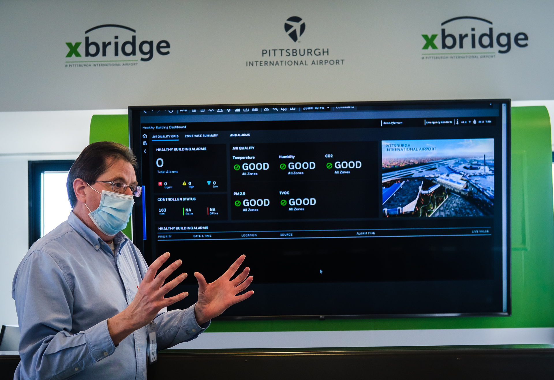 Honeywell&rsquo;s Healthy Buildings systems provides a holistic view of a building&rsquo;s health based on factors such as indoor air quality, occupant flow, PPE analytics, thermal screening, body temperature monitoring, social distancing and sanitation efficacy.