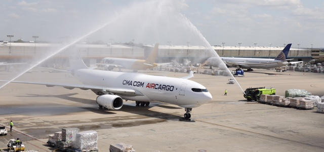 Cmacgm 20 Cargo 20water 20cannon 20arrival 20 606e20200e5d0