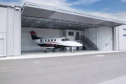 All 14 of the hangers were designed to about 3,000 square feet each. All 14 of the hangers were designed to about 3,000 square feet each.