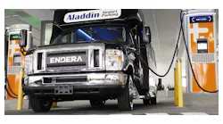 Endera’s fully electric customized shuttles supplied to SP+ at the San Diego International Airport Endera’s fully electric customized shuttles supplied to SP+ at the San Diego International Airport