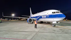 When ATRAN Airlines transported 42,640 one-day-old chicks from Spain to Russia, it was the express carrier's first European live-animal transportation. When ATRAN Airlines transported 42,640 one-day-old chicks from Spain to Russia, it was the express carrier's first European live-animal transportation.