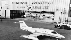 The Duncan Aviation facility in Lincoln, Nebraska, in 1967. The Duncan Aviation facility in Lincoln, Nebraska, in 1967.