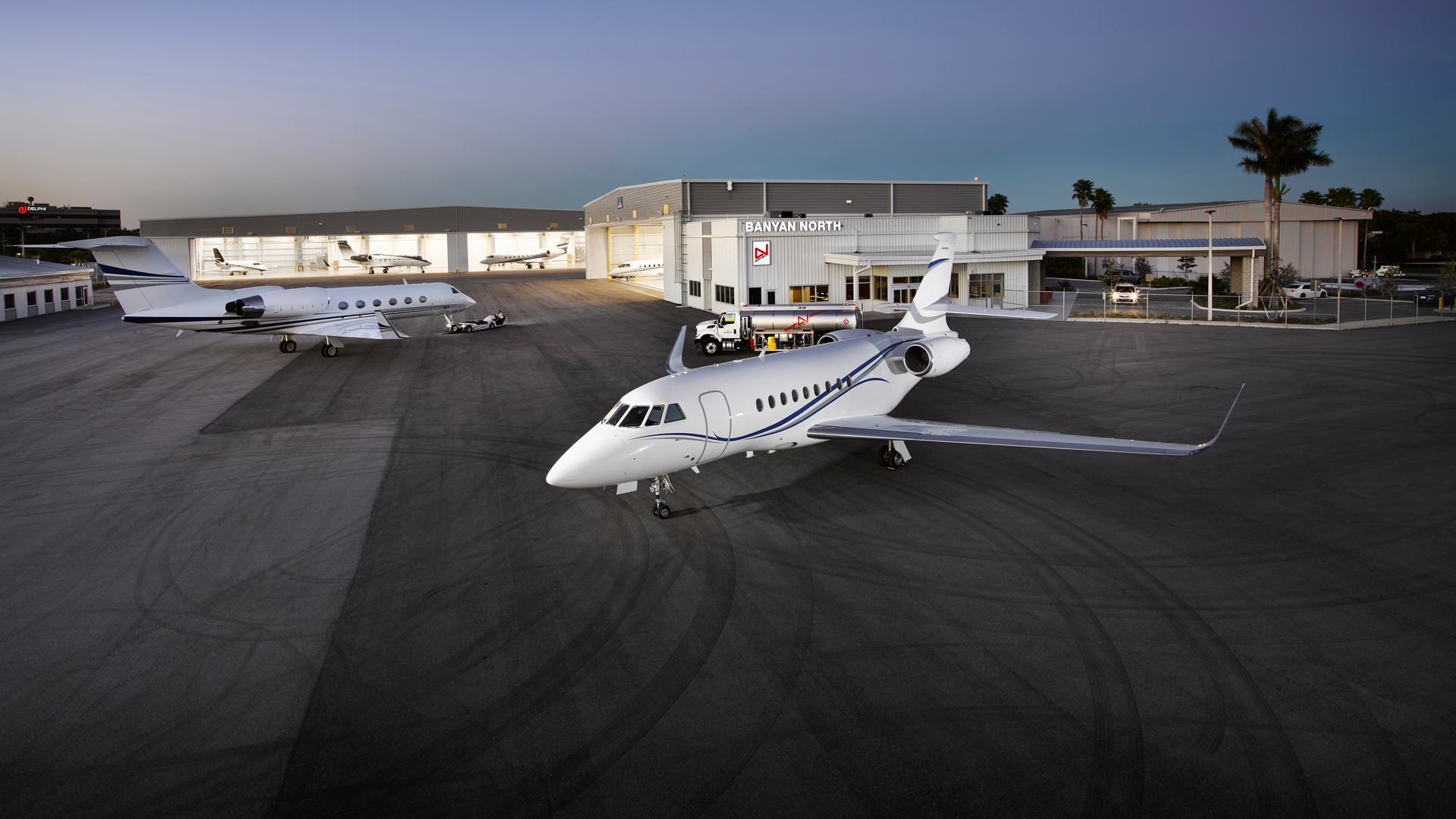 The Banyan/Sheltair Complex on the north side of Fort Lauderdale Executive Airport is filling up.