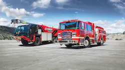 Oshkosh Fire & Emergency segment is featuring the new Oshkosh Striker ARFF vehicle at China Fire 2021 Oshkosh Fire & Emergency segment is featuring the new Oshkosh Striker ARFF vehicle at China Fire 2021