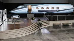 Gulfstream Aerospace Corp. has expanded the customer showroom located at its Savannah-based worldwide headquarters to include the all-new Gulfstream G400. Gulfstream Aerospace Corp. has expanded the customer showroom located at its Savannah-based worldwide headquarters to include the all-new Gulfstream G400.