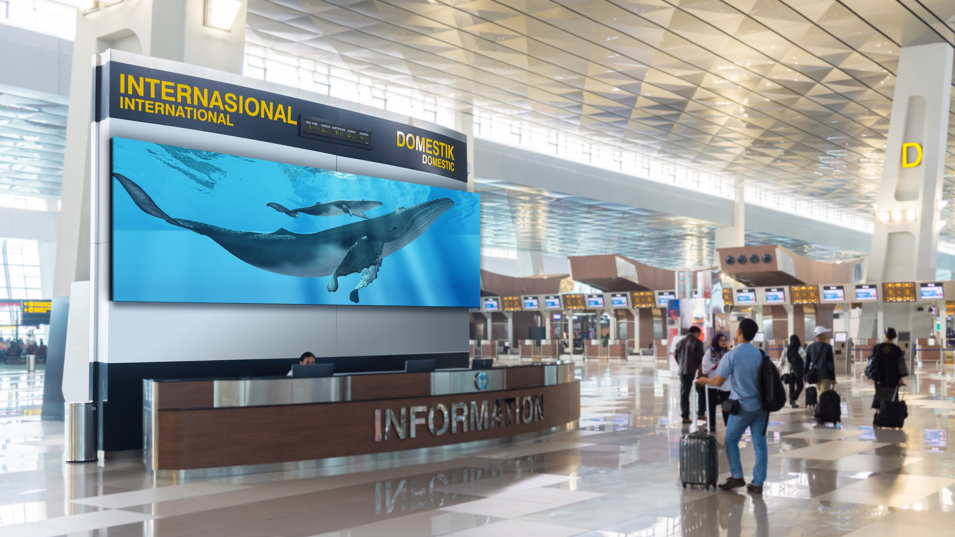 LG&rsquo;s DVLED Ultimate Business Displays are designed to simplify the entire process of ordering, delivering, installing and calibrating digital displays for a wide range of airport applications.