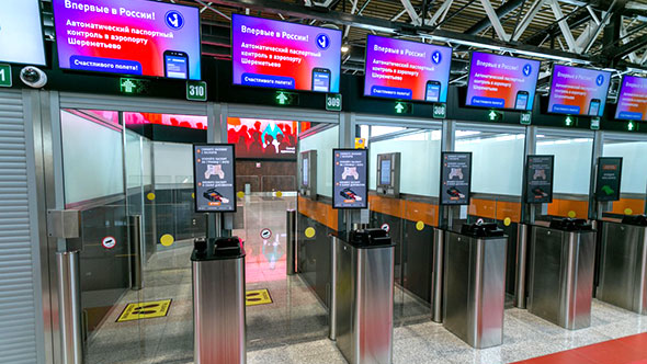 Smart Engines' AI-driven software was equipped in passport e-gates Sapsan at Sheremetyevo International Airport SVO for contactless border control on international flights.