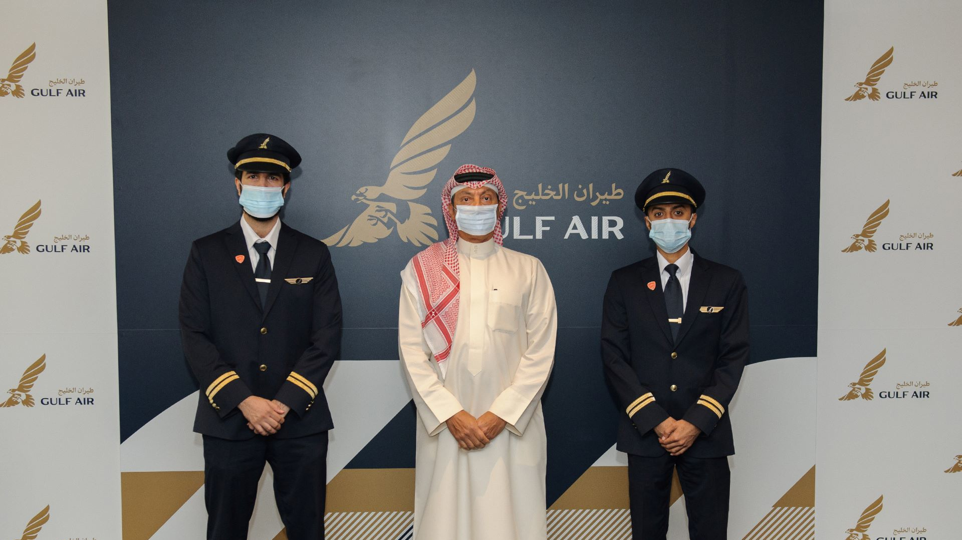 Gulf Air, the national carrier of the Kingdom of Bahrain, continues moving forward in keeping Bahrainization. New pilots, Yaser Al Madani and Mohammed Yaquob, joined as First Officers. Gulf Air&rsquo;s Acting Chief Executive Officer Capt. Waleed AlAlawi congratulated the new pilots.