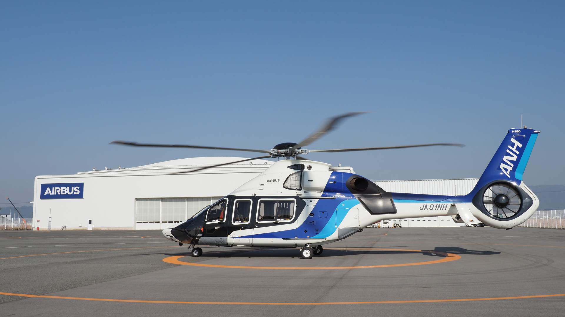 Airbus has delivered the first ever H160 to Japanese operator All Nippon Helicopter (ANH).