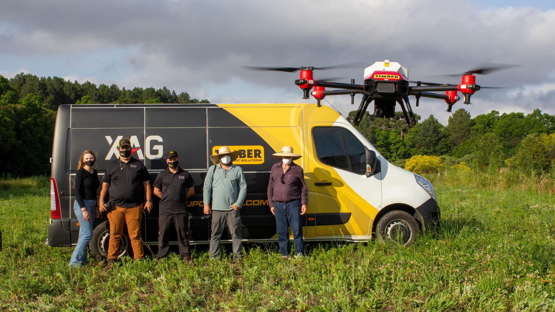 XAG Agricultural Drone joins the forest restoration project in Brazil.