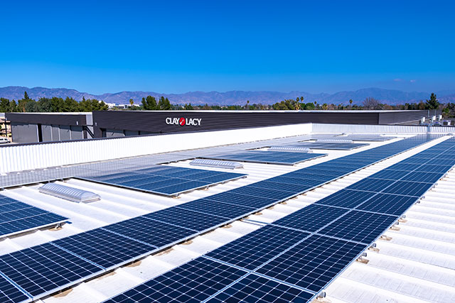 Clay Lacy is executing a long-term strategic plan to operate more sustainably, on the ground and in the air. The company recently completed installation of a 500 kilowatt (kW) solar array at its headquarters,