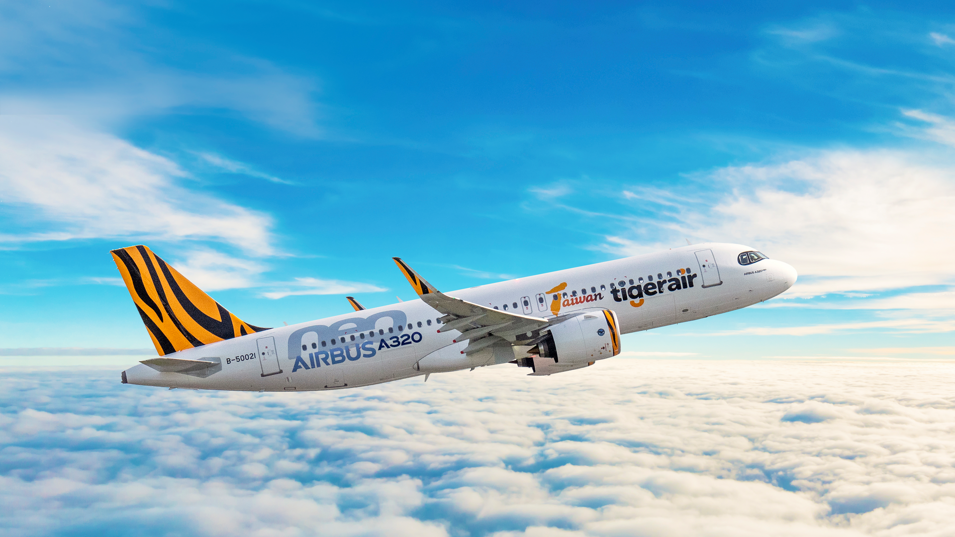 Tigerair Taiwan Airbus A320neo aircraft