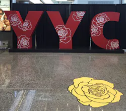 The #NotInMyCity yellow rose at the Calgary International Airport. The #NotInMyCity yellow rose at the Calgary International Airport.