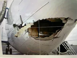 Radome Damage New Radome Damage New