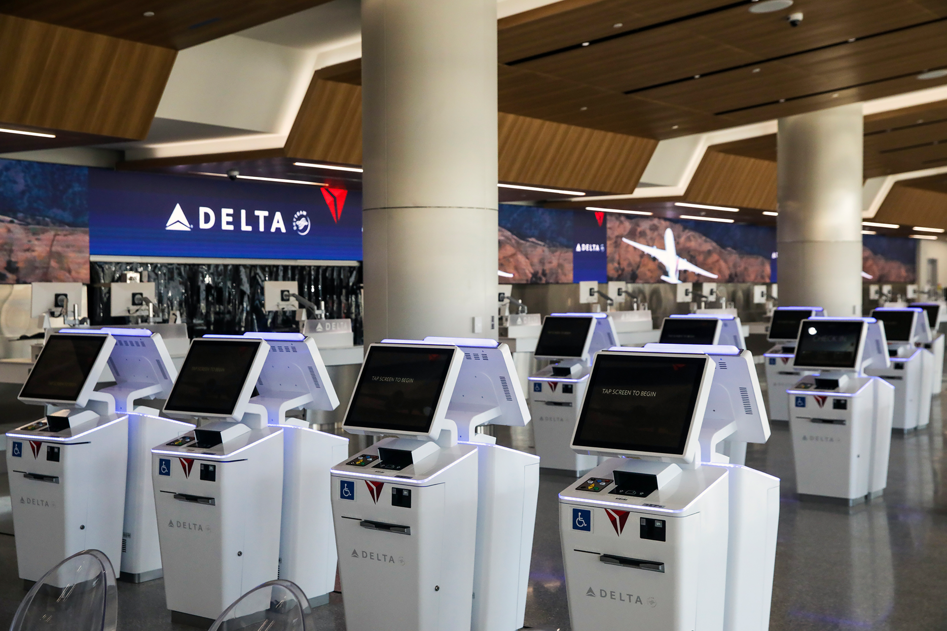 Delta Air Lines unveils a new $1.9 billion Terminal 3 at Los Angeles International Airport on Tuesday, March 29, 2022, in Los Angeles.