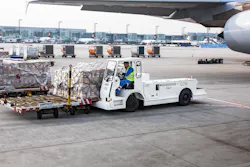 Units from the Pulsar container pallet transporter range are in use at European and international airports in a variety of configurations. Units from the Pulsar container pallet transporter range are in use at European and international airports in a variety of configurations.