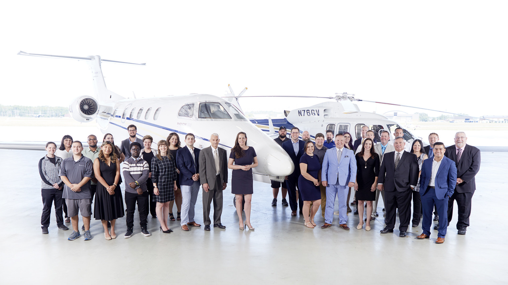 GrandView Aviation staff in Baltimore