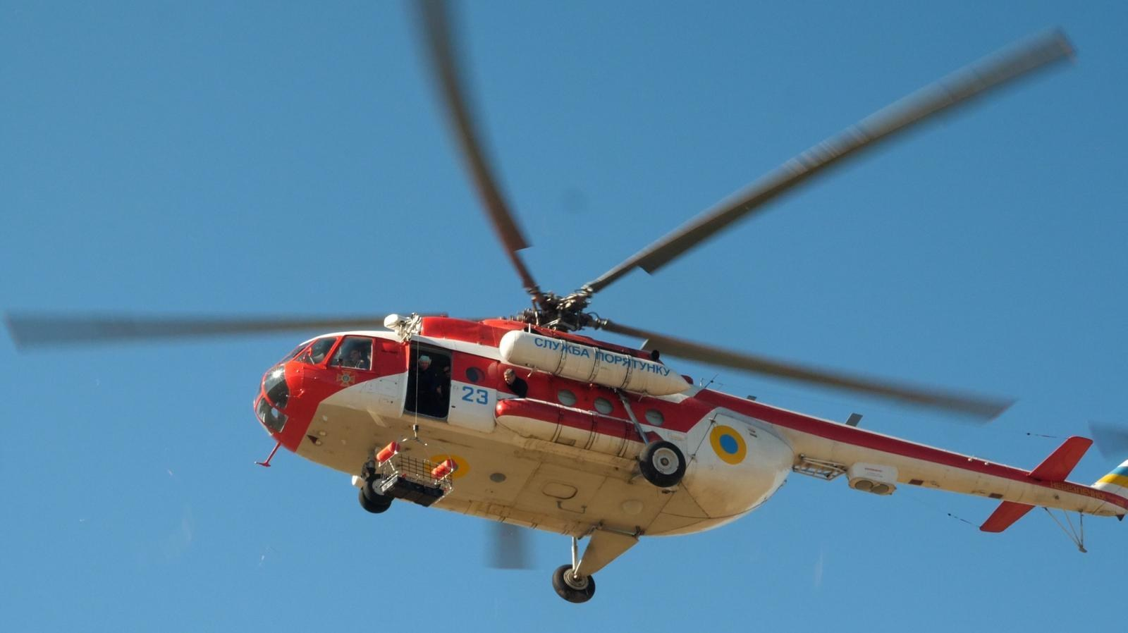 Vita Rescue System Training in Mi-8 Helicopter, with Ukrainian Special Aviation Unit Over Active War Zone
