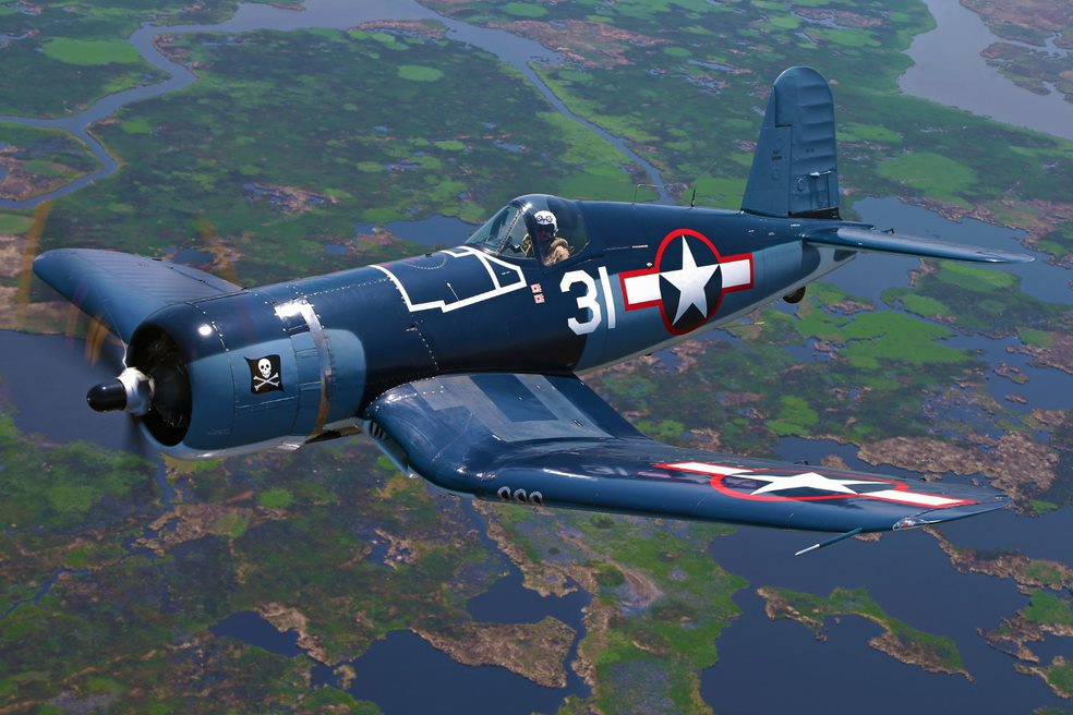 Goodyear FG-1D Corsair delivered in May 1945. Four flying aircraft from one of the largest flying warbird collections in the world will be coming to EAA AirVenture Oshkosh 2022, as the Military Aviation Museum of Virginia Beach, Virginia brings World War II-era airplanes to participate in this year&rsquo;s event.