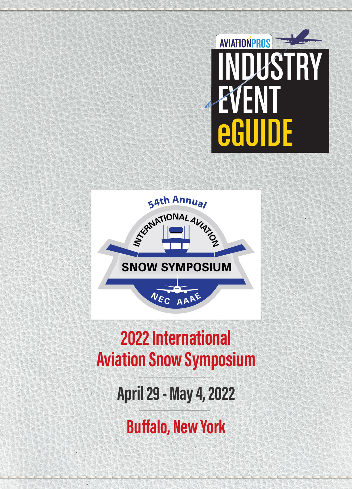 2022 International Aviation Snow Symposium cover image