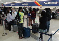 Delayed passengers wait in line at the Southwest Airlines ticket counter at Fort Lauderdale-Hollywood International Airport. During a spate of industry-wide flight delays and cancellation since 2021, airlines serving Florida have blamed bad weather and air traffic control issues. The forthcoming Memorial Day weekend will provide another test for airlines that say they have taken steps to reduce disruptions. Delayed passengers wait in line at the Southwest Airlines ticket counter at Fort Lauderdale-Hollywood International Airport. During a spate of industry-wide flight delays and cancellation since 2021, airlines serving Florida have blamed bad weather and air traffic control issues. The forthcoming Memorial Day weekend will provide another test for airlines that say they have taken steps to reduce disruptions.