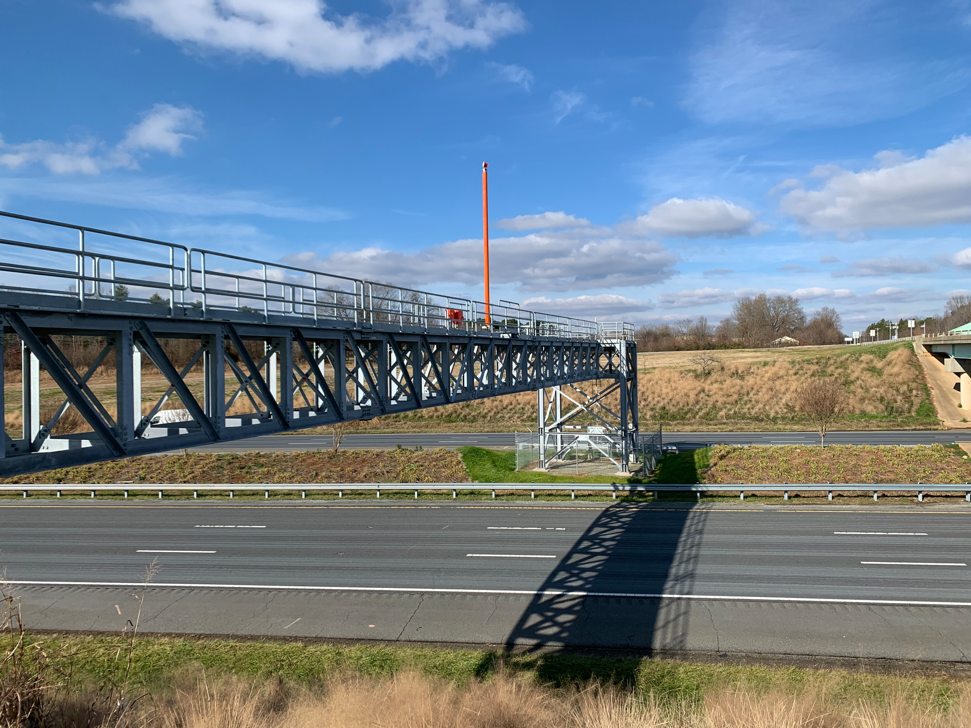 The Davidson County Airport's installation of a Runway 6 Medium Intensity Approach Lighting System (MALSR) took 10 years to complete and was the first of its kind in North Carolina, crossing a major interstate.