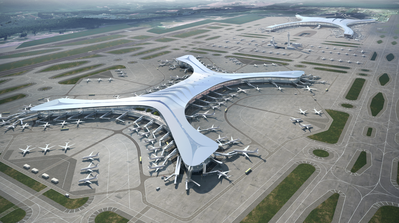 TK Elevator supplies more than 100 elevators customized with voice and gesture controls to Chongqing Jiangbei International Airport in China to enable touchless usability.