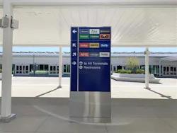 The Customer Service Plaza is on the top floor of the Consolidated Rent-A-Car facility. The Customer Service Plaza is on the top floor of the Consolidated Rent-A-Car facility.