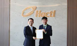 Hactl Chief Executive Wilson Kwong (left) receives a certificate of commendation from Steve Lai, General Manager of Qualifications Framework Secretariat, confirming recognition of four Hactl training courses under the Hong Kong Qualifications Framework. Hactl Chief Executive Wilson Kwong (left) receives a certificate of commendation from Steve Lai, General Manager of Qualifications Framework Secretariat, confirming recognition of four Hactl training courses under the Hong Kong Qualifications Framework.