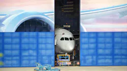 A new Boeing 787 Dreamliner emerges from the 787 final assembly factory in Everett, Washington, on July 24, 2020. A new Boeing 787 Dreamliner emerges from the 787 final assembly factory in Everett, Washington, on July 24, 2020.