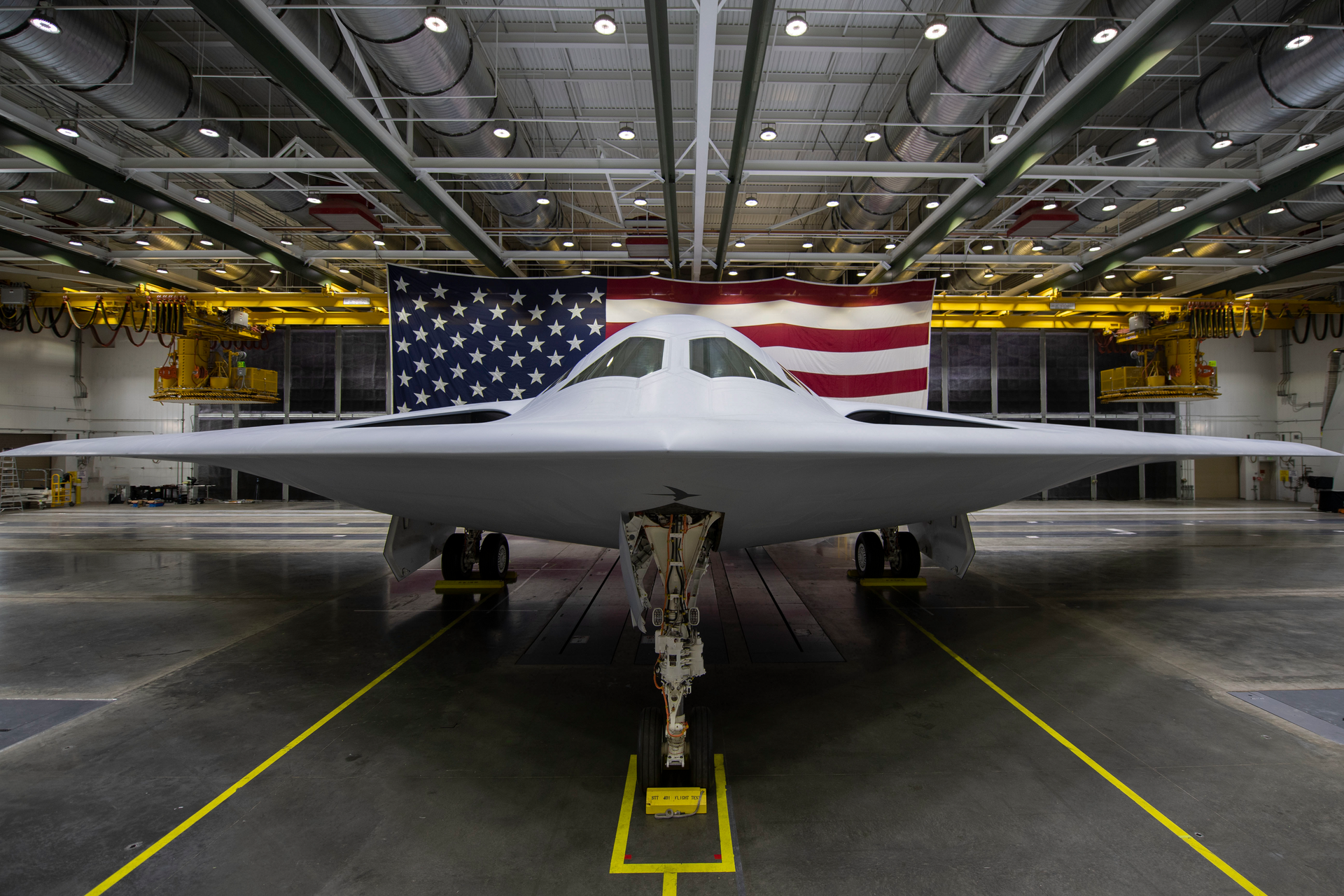 The B-21 Raider was unveiled to the public at a ceremony Dec. 2, 2022, in Palmdale, Calif. Designed to operate in tomorrow's high-end threat environment, the B-21 will play a critical role in ensuring America's enduring airpower capability.