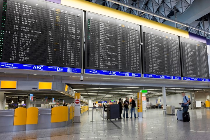 Airport With Arrival Departure Board 900x600